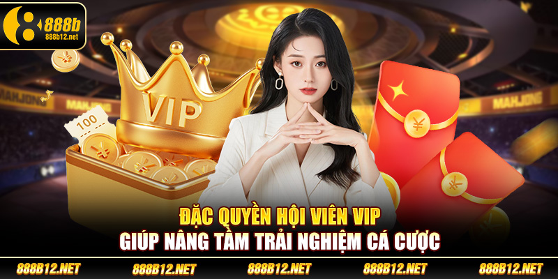 Đặc quyền hội viên VIP giúp nâng tầm trải nghiệm cá cược